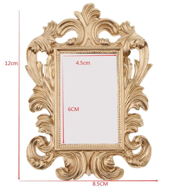 1-pak bordplade-display fotorammer (tilfældig farve)