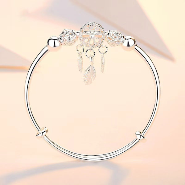 Charm armband för kvinnor Mode drömfångare fjäder armband smycken tillbehör
