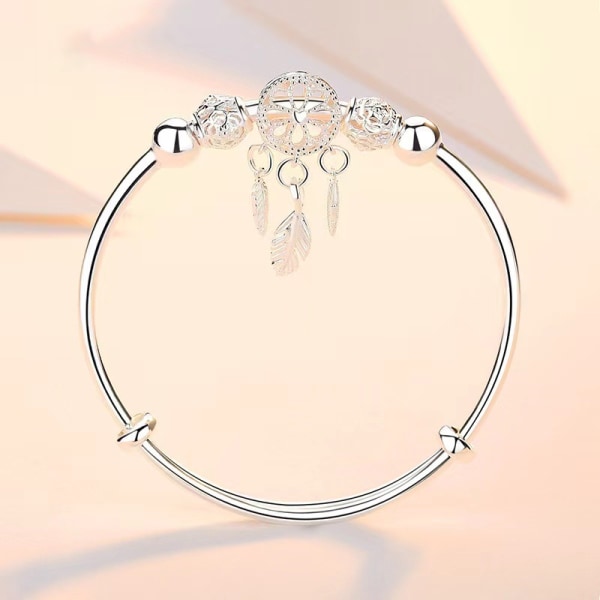 Charm Armbånd Til Kvinder Fashion Dream Catcher Feather Armbånd Smykker Tilbehør