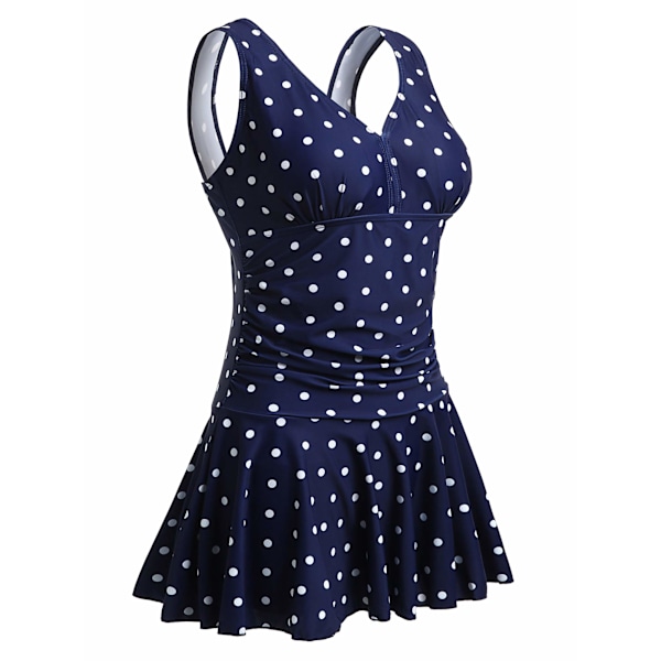 Badedrakt for kvinner, Plus Size, Floral og elegant