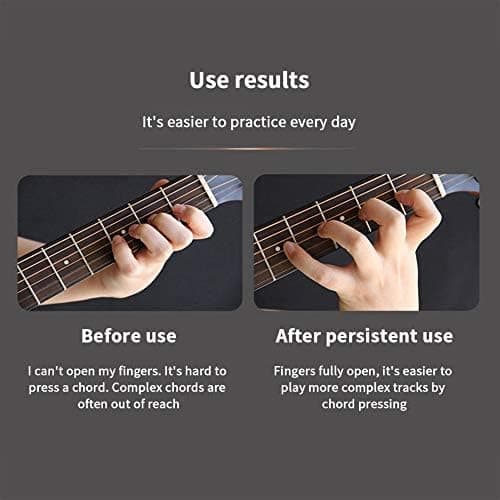Justerbar fingerspredare - Motståndsband för gitarr, bas, piano - Fingersnabbhetssystem - Handförstärkningstillbehör