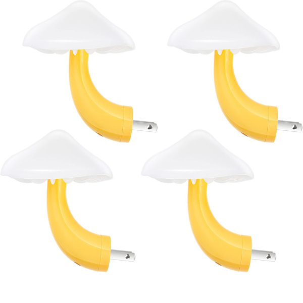 Natlampe - Svampe LED-natlampe Stikkontaktlampe, Magisk Mini Pretty Svampe Natlampe til Børn Voksne