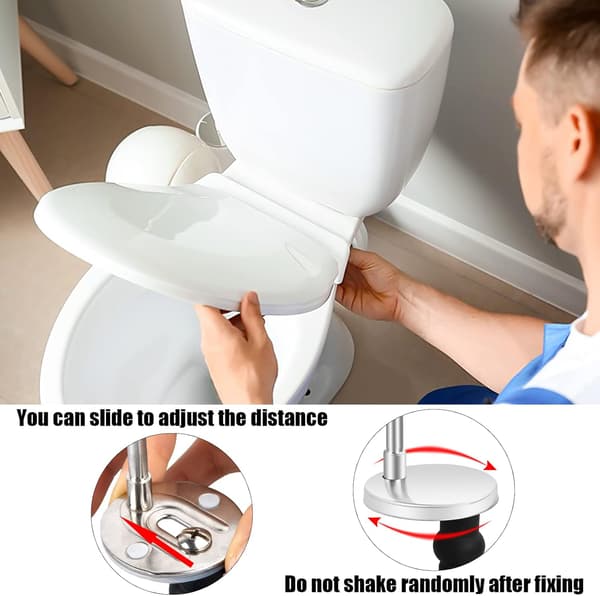 WC-istuimen kiinteä sarana (2 kpl)