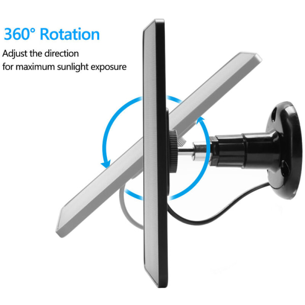 Ring eufy Blink REOLINK Overvåkingskamera Dørklokke Solcellepanel 4W 5V Monokrystallinsk Silisium