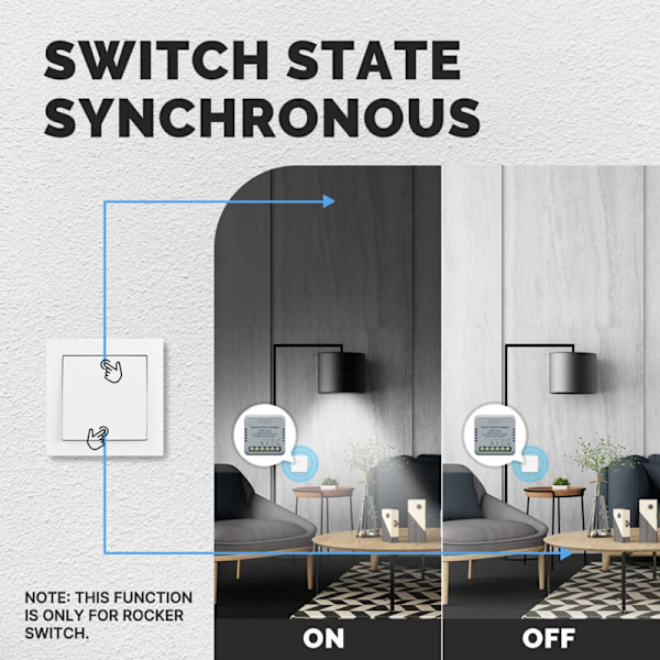 Älykäs kytkentämoduuli TUYA ZIGBEE, kannettava kodin automatisointi, katkaisija itsellesi, synkronointiohjaus, ääniohjauskytkin, c