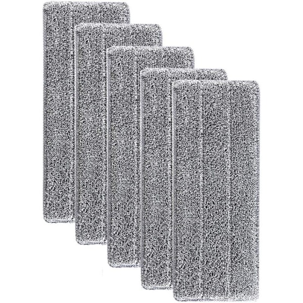 5 kpl MIKROKUITULIINOJA SEINÄKIINNIKKEISIIN VARASTOTARVIKKEISIIN VASTAUSTEN KERÄILYYN Lattiamopin pää litteälle luudulle siivouspyyhkeet 33x12mm