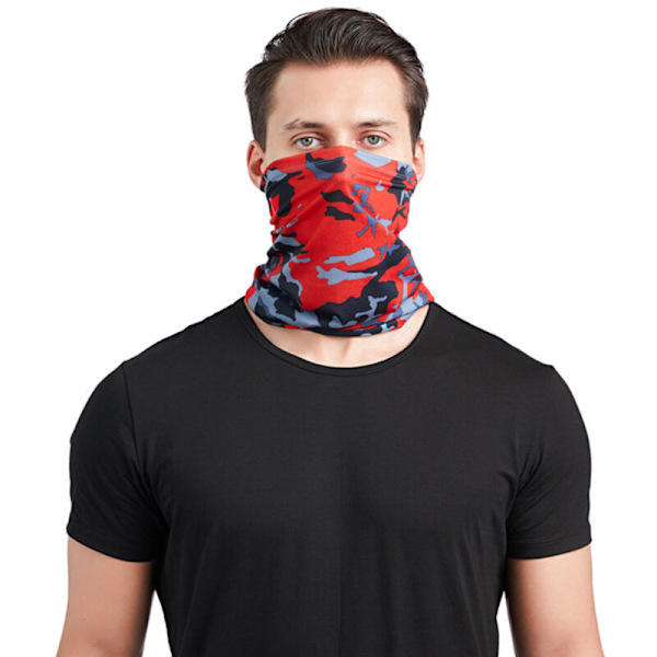5 stycken solskyddsscarf, yttre silkesduk, cykelmask, tunn fiskefilt för män och kvinnor, magiskt sportband