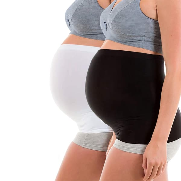 Maternity Bælte til Gravide Kvinder - Skridsikkert Silikonestretch Støttebælte - Medium