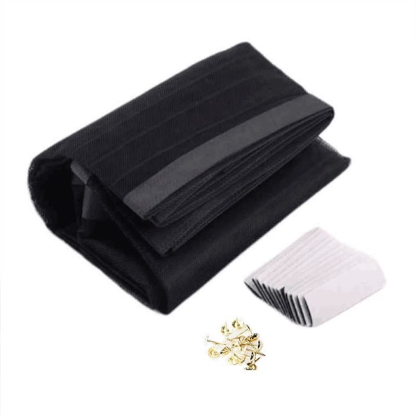 Magnetisk dør fluenet gardin, 100cm x 210cm justerbar fluenet med magnetisk blok lukning, nem installation til alle døre