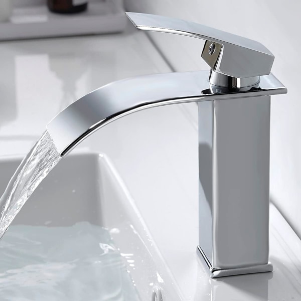 Moderni Waterfall-kylpyhuonehana, Elegant Design Waterfall Sink F