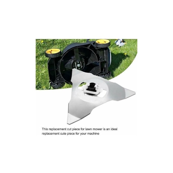1x rustfrit stål reserveblad udskiftningsblad kompatibelt med Robomow RX20 PRO RX20 U RX12 U RX12 U RX12 U rx modeller