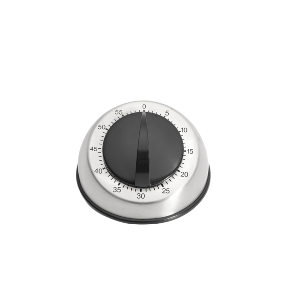 Kitchen Craft Plastmekanisk Timer, Silver