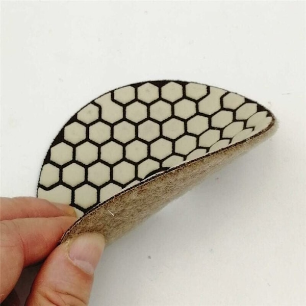 7 stk. Diamantpoleringsskive 4\"/100 mm Tørre Diamantpoleringspuder til Marmor, Granit, Sten, Beton (100)
