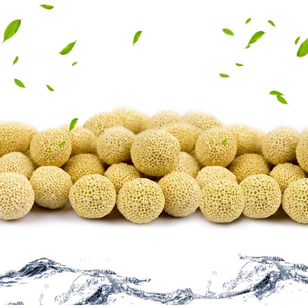 Bio-Keramiske Filtreringsringe til Alle Typer Akvarier og Damme Stabiliserer Vand pH (420g Bakteriebold)