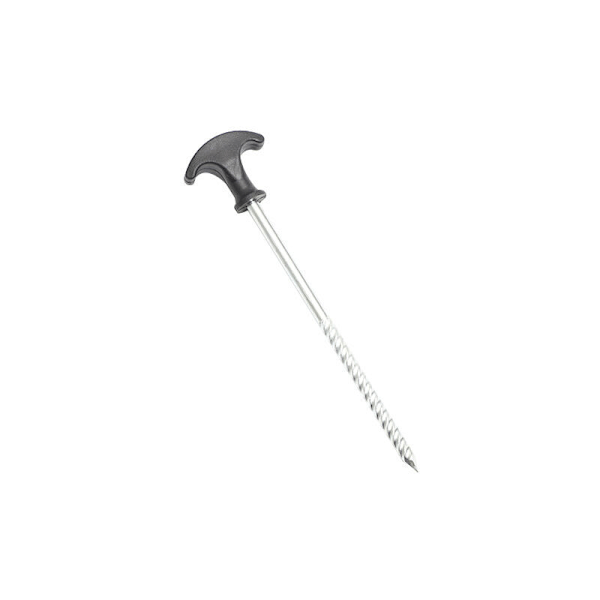 10 stk spiral teltplugger, 21cm rustfrie teltplugger fra bivouakk camping, robuste plugger med håndtak for camping og fotturer