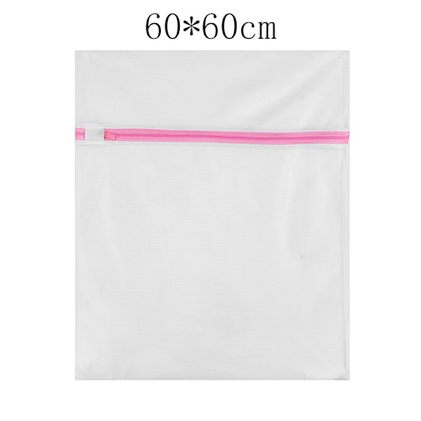 2 stk. vaskeripose 60cm x 60cm Stor vaskeripose Vaskemaskinpose Vaskemaskin Vaskeripose Brukes til gardiner, kåper, gensere, sengetøy,
