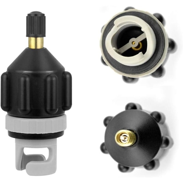 Ventiladapter, Luftpumpsadapter Snabb uppblåsning 7,8 3,4cm Kompressoradapter för uppblåsbar båt Kajak kanot Paddleboard