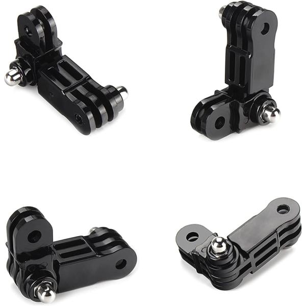 Förlängningsarmfäste för GoPro, rak adapter med skruvar för Hero 11/10/9/8/7/6/5/4/3 och andra actionkameror