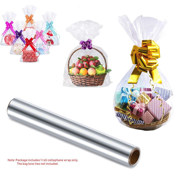 Transparent Cellofanpapper, Florist Cellofanrulle Presentpapper