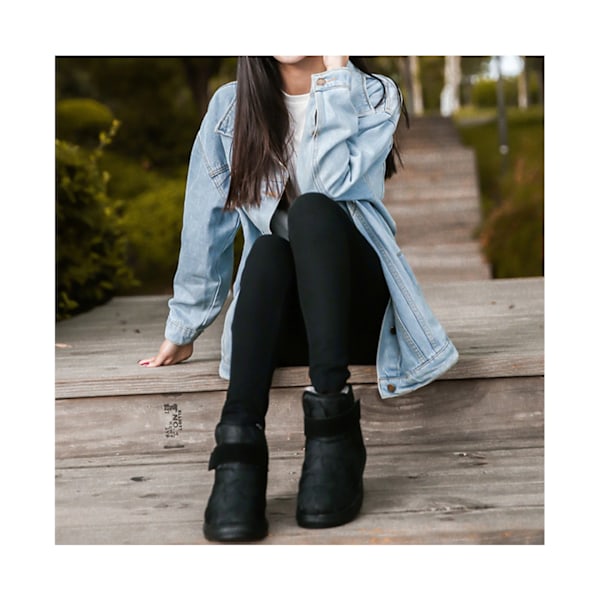 1 par sorte kamuflasjesnøboots 43