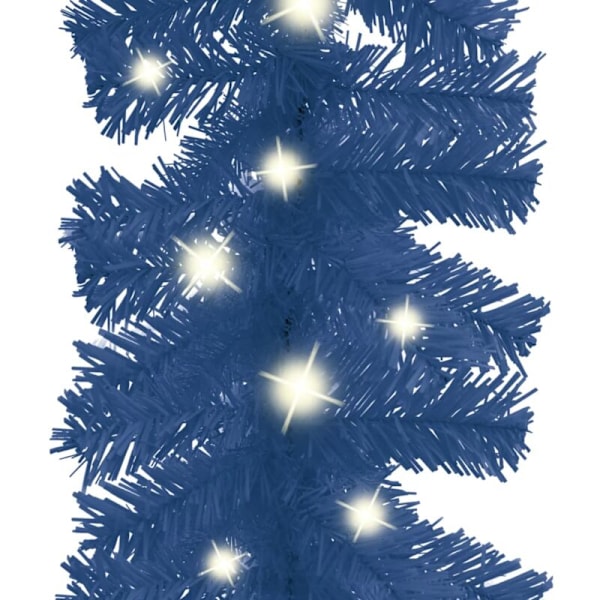 The Living Store Juleguirlande med LED-lys 5 m blå - Juleguirlande - Juledekorationer - LED-lys - Festlig belysning - Lys kæde