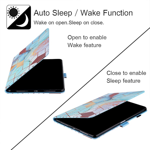 Ipad Pro 11\" 2021 (3. generation) Cover Auto Sleep/Wake Swivel Multi-Angle Viewing Sheath Stand - Patchwork