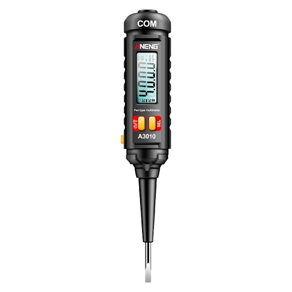 Multimeter av A3010 penntyp, 4000 punkter, True-RMS bakgrundsbelysning, digital multimeter, automatisk räckviddstestare, LCD elektrikerverktyg
