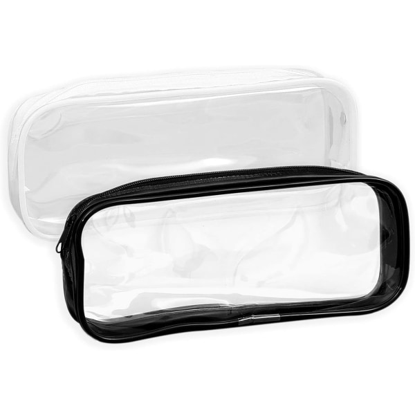Transparent case (svart, vit)