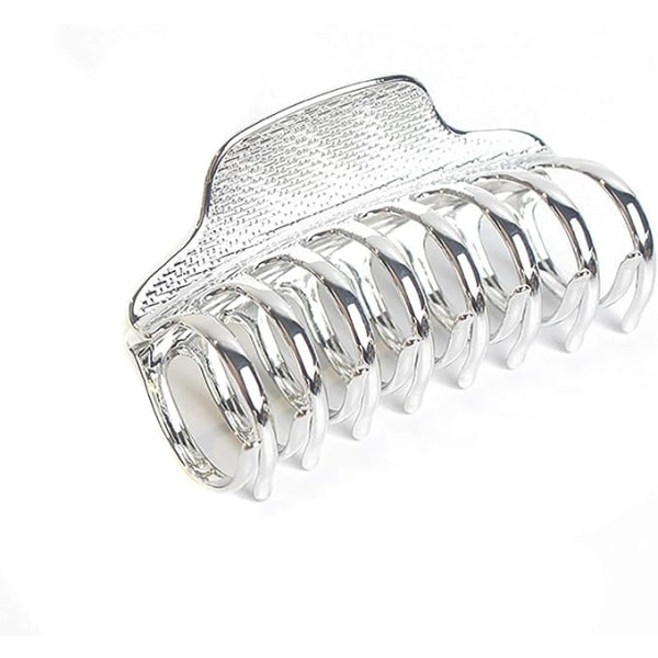 Pigemode Retro Aloy Hair Clip (Bright Silver), Large Punk
