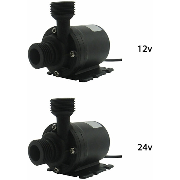Mini dränkbar vattenpump 12V, 800l/h, borstlös motor, för kylsystem, vattencirkulation, akvariefontän