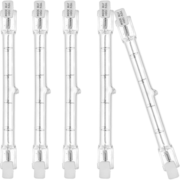 5-pak R7s 118mm 300w 230v, r7s halogen lineær lys