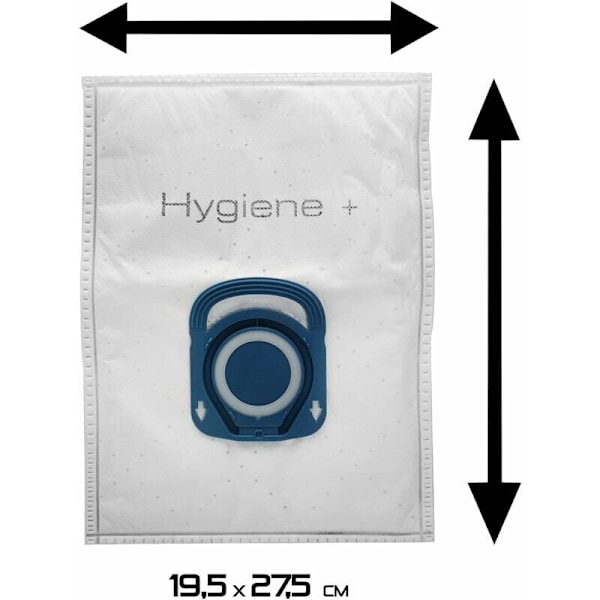 Rowenta Hygiene+ -pussit, 4 kpl, yhteensopiva Compact Power-, Power XXL-, Silence Force- ja X-Trem Power ZR200520 -imureiden kanssa