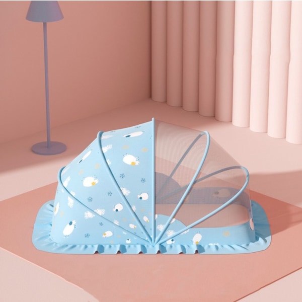 Baby seng myggenet, Pop up bærbar foldbar myggenet Foldbar baby seng, Insektbeskyttelse med indendørs anti-lys seng myggenet