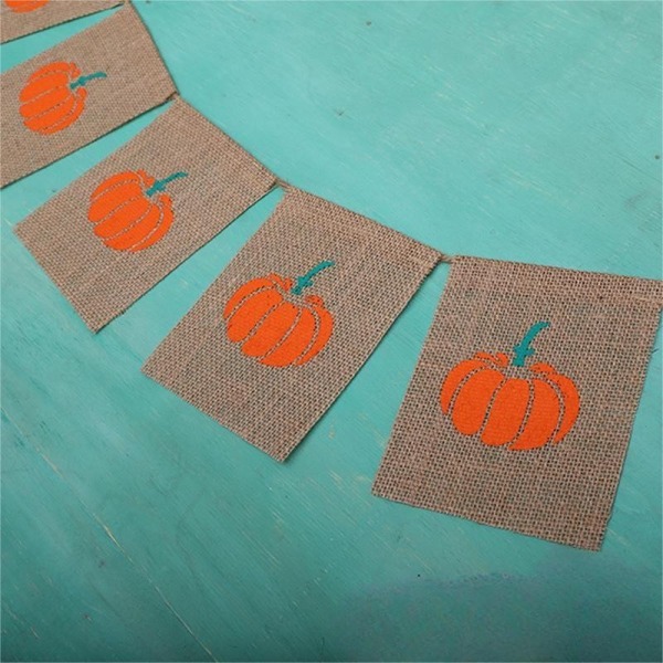 Pumpkin Banner Happy Fall You Wreath Thanksgiving Ornament Birthday Baby Shower Home Decor Rustic Harvest Bunting