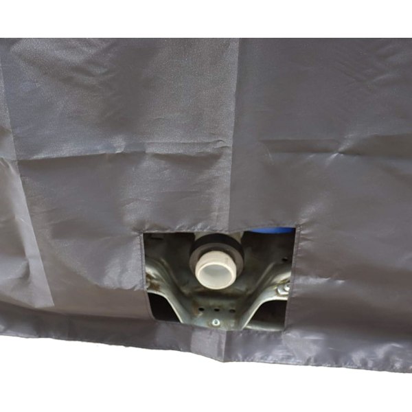 Vattentanksskydd, Skydd för 1000 L IBC-tank, Anti-damm Anti-UV Anti-regn (116 x 100 x 120 cm)