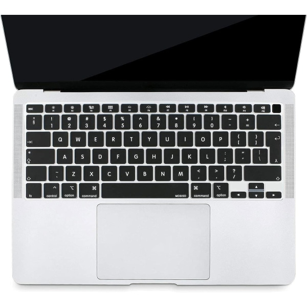 Musta näppäimistön cover Yhteensopiva 13 tuuman MacBook Airin kanssa