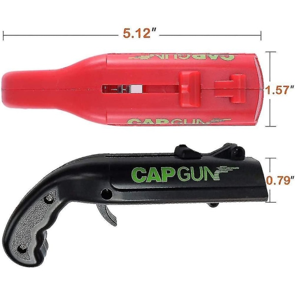 3-paknings kreativ skytepistol, ølflaskeåpner