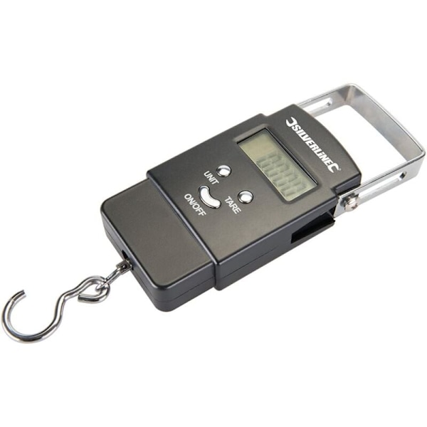Elektronisk lommevekt pason 50 kg, svart