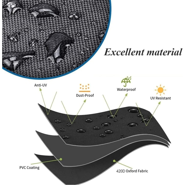 Puutarhakeinupeite, A-keinupeitteen suojus 183x139x170 Pöly-aurinkosuojakatos Keinupeitteet Riipputuolin suojus Ulkokalusteiden suoja (210D)
