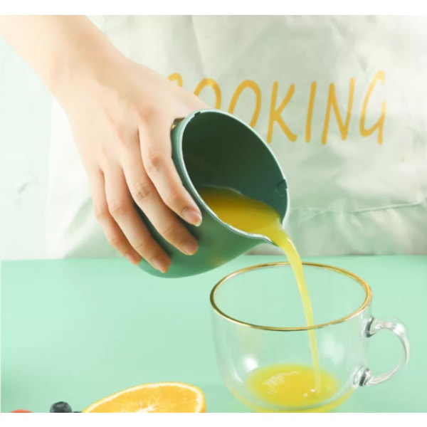 Rose Manuel Citruspresser med unikt citronformet design - To tilstande til forskellige frugter