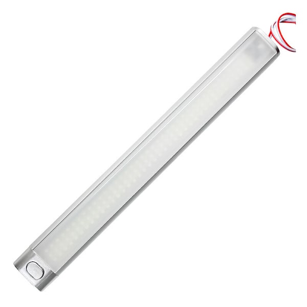 Belysning 168 LED 12V, 10W LED-ramp 12V lampa, Ileign Campingbil Bil Lumiere med PÅ/AV-knapp (DC 12V-85V 2 stycken)