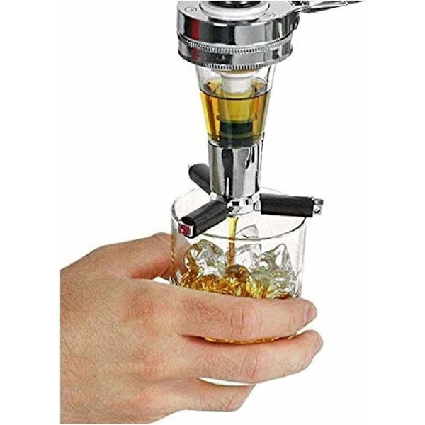 Vægmonteret 3 flasker optisk dispenser drikkevarer vin spiritus stål bar butler drikkemaskine vægmontering til hjem bar drikkevare dispenser rack