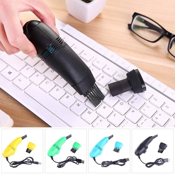 USB Vacuum Cleaner Home Mini Keyboard Computer Vacuum Cleaner Pc Laptop Dust Cleaning Brush