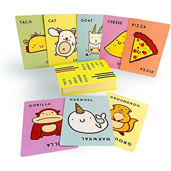 Taco Cat Goat Cheese Pizza Spelkort (gul katt)
