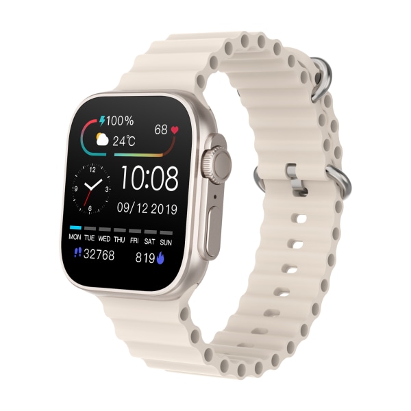 1 st fitness watch , fitness med pulsmätare, smart watch(silver)