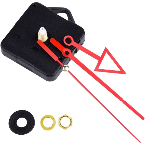 Klockrörelse Kvarts Spindelrörelse DIY Rörelse Reparationsverktyg, 3/25 Tum Maximal Urtavletjocklek, 1/2 Tum Total Axel Längd