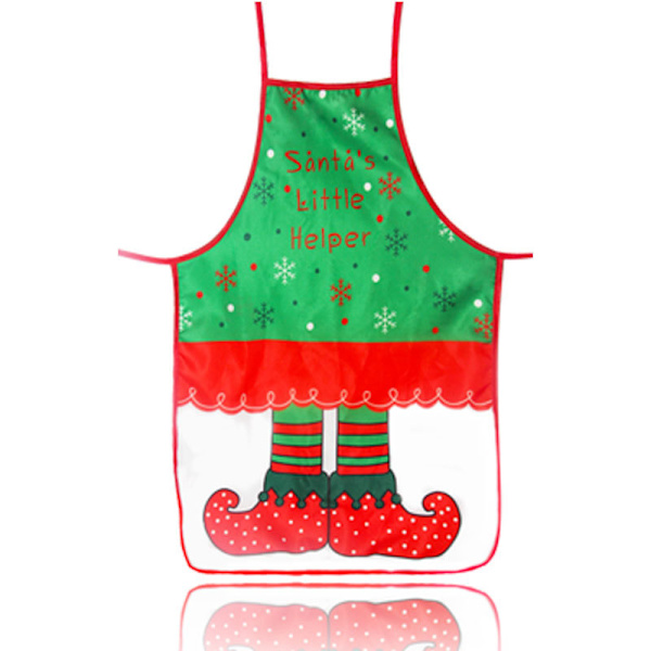 Roliga julbakningsförkläden 6-pack 71,5x57cm Chistmas-förkläde för kvinnor och män Justerbara kökskockar Matlagningsförkläden Söta julgransförkläde Present till bagare