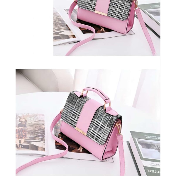 Fashion Women's Bag Leather Fashion Handbag PU Shoulder Bag Small Flap Crossbody Bag Women's Crossbody Bag Special Price, pink