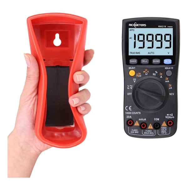 Digital multimeter med automatisk räckvidd True-RMS 19999 RM219 punkter RCV frekvens Automatiskt stopp spänning CA CC Amperemeter ohm Tester transistor