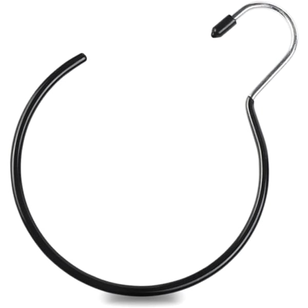 1 st scarfhållare, rund scarfhållare, slipshållare, virkad scarfhållare, slips scarfhållare för halsdukar, hattar, bälten, väskor